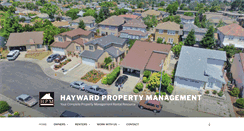 Desktop Screenshot of haywardpropertymanagement.com