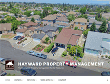 Tablet Screenshot of haywardpropertymanagement.com